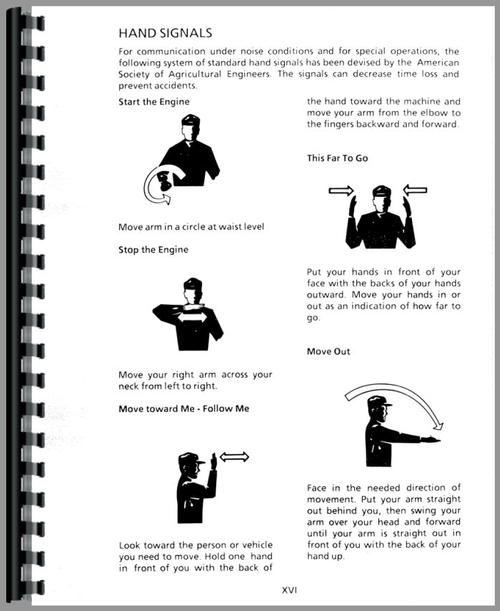 Operators Manual for Case 385 Tractor Sample Page From Manual