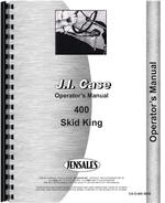 Operators Manual for Case 400 Tractor