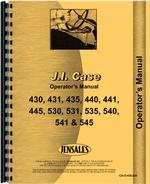 Operators Manual for Case 435 Tractor