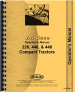 Operators Manual for Case 446 Lawn & Garden Tractor
