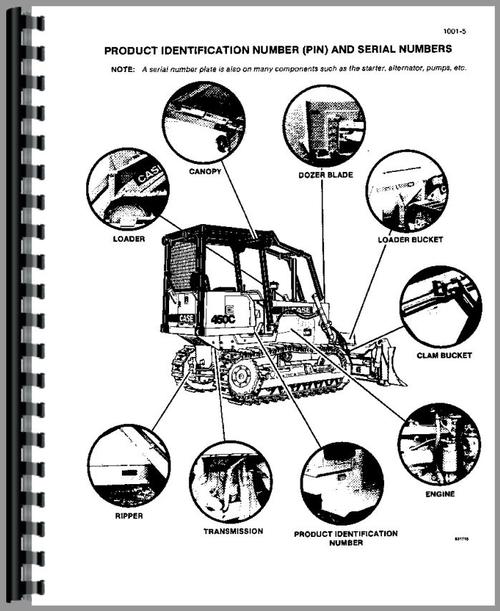 Service Manual for Case 450C Crawler Sample Page From Manual