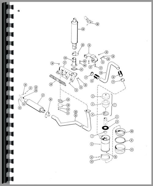Parts Manual for Case 530 Tractor Sample Page From Manual