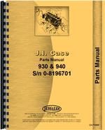 Parts Manual for Case 930 Tractor