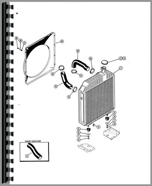 Parts Manual for Case 970 Tractor Sample Page From Manual