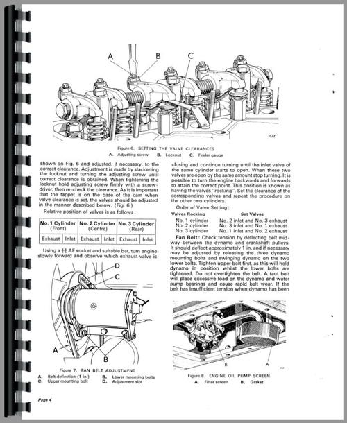 Service Manual for Case 990 Tractor Sample Page From Manual