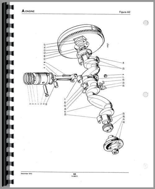 Parts Manual for Case 995 Tractor Sample Page From Manual