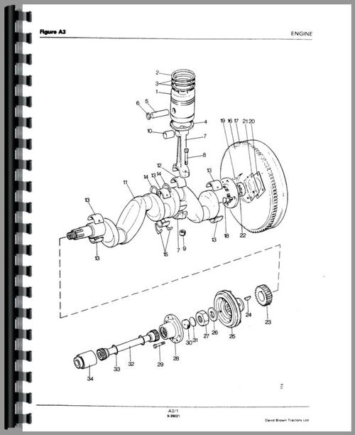 Parts Manual for Case 995 Tractor Sample Page From Manual