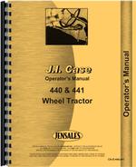 Operators Manual for Case 440 Tractor