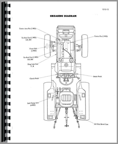 Service Manual for Case-IH 275 Tractor Sample Page From Manual