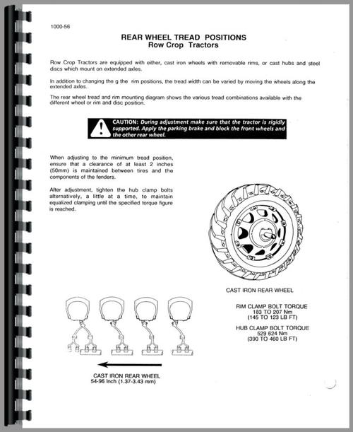Service Manual for Case-IH 885 Tractor Sample Page From Manual