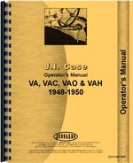 Operators Manual for Case VA Tractor