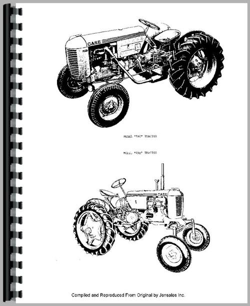 Parts Manual for Case VA Tractor Sample Page From Manual