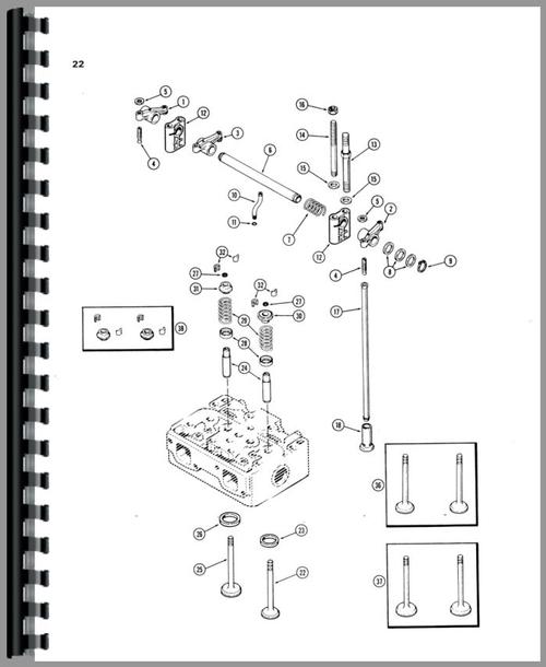 Parts Manual for Case W14 Wheel Loader Sample Page From Manual