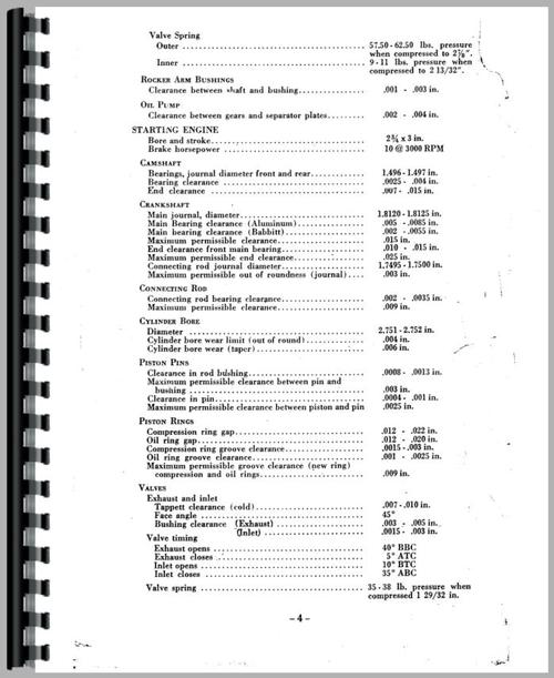 Service Manual for Caterpillar 10 Engine Sample Page From Manual
