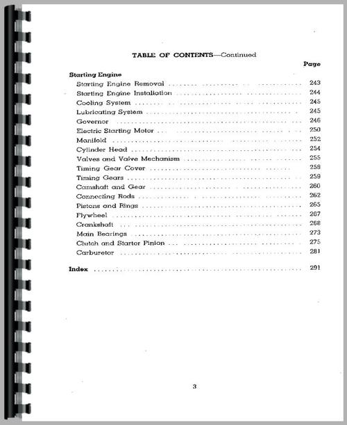 Service Manual for Caterpillar 112 Grader Engine Sample Page From Manual