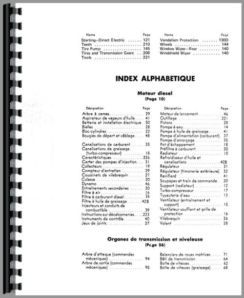 Parts Manual for Caterpillar 14E Grader Sample Page From Manual