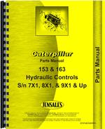 Parts Manual for Caterpillar 153 Hydraulic Control Attachment