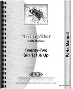 Parts Manual for Caterpillar 22 Crawler