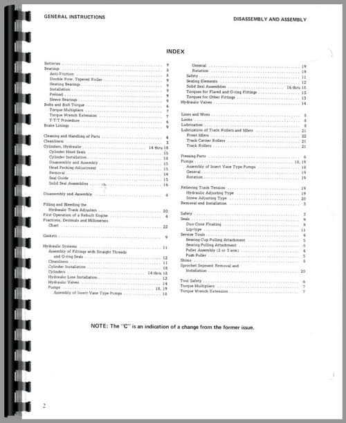 Service Manual for Caterpillar 225 Excavator Sample Page From Manual
