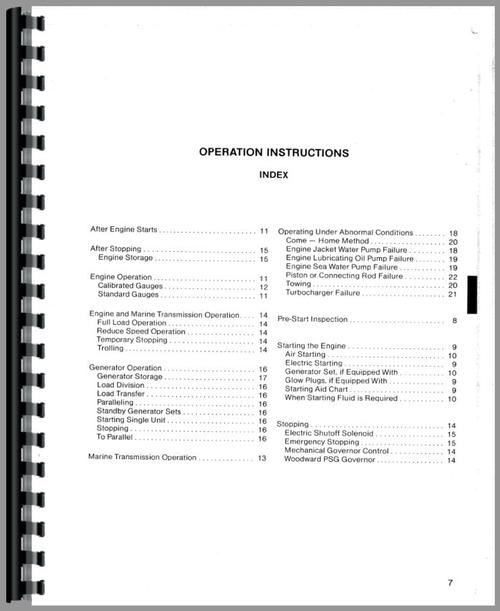 Service Manual for Caterpillar 3412 Engine Sample Page From Manual