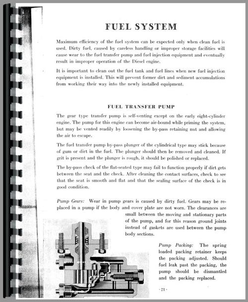 Service Manual for Caterpillar 40 Engine Sample Page From Manual