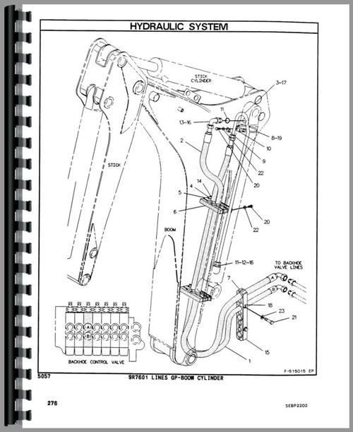 Parts Manual for Caterpillar 518 Skidder Sample Page From Manual