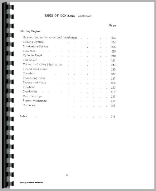 Service Manual for Caterpillar 6 Traxcavator Engine Sample Page From Manual