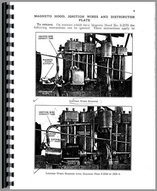 Service Manual for Caterpillar 60 Crawler Sample Page From Manual
