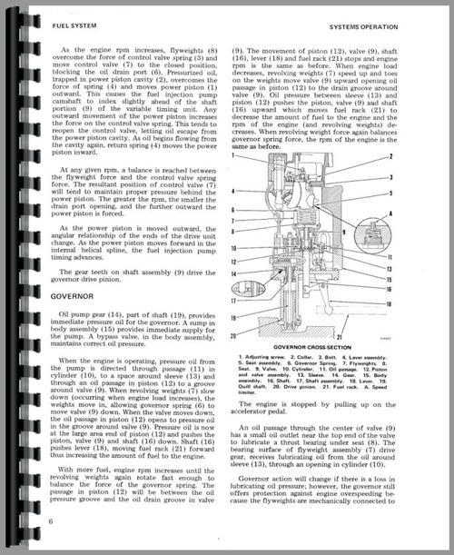 Service Manual for Caterpillar 641B Tractor Scraper Sample Page From Manual