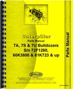 Parts Manual for Caterpillar 7A Bulldozer Attachment