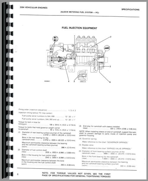 Service Manual for Caterpillar 920 Wheel Loader Sample Page From Manual