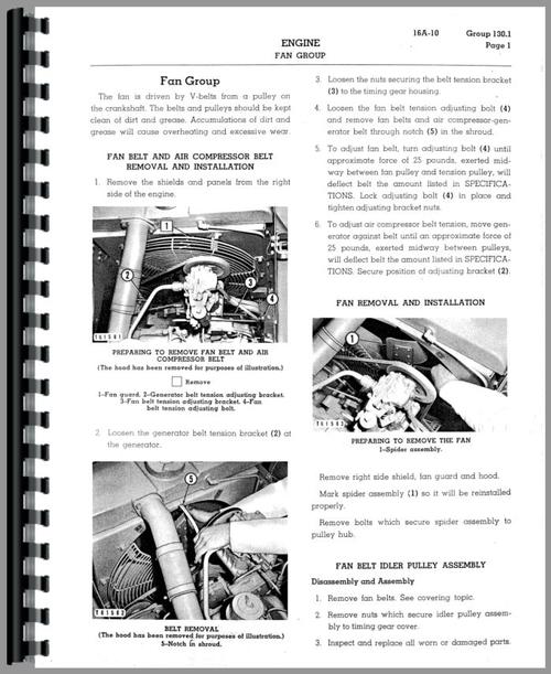 Service Manual for Caterpillar 922 Traxcavator Sample Page From Manual