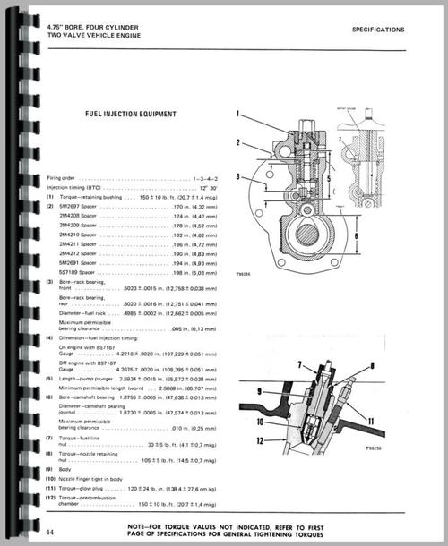 Service Manual for Caterpillar 941B Traxcavator Sample Page From Manual
