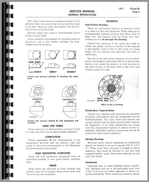Service Manual for Caterpillar 950 Traxcavator Sample Page From Manual