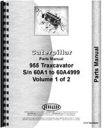 Parts Manual for Caterpillar 955 Traxcavator
