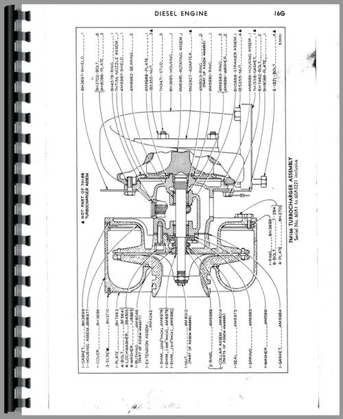 Parts Manual for Caterpillar 955 Traxcavator Sample Page From Manual