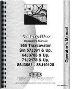 Operators Manual for Caterpillar 955K Traxcavator