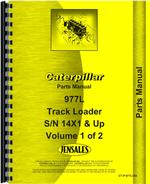 Parts Manual for Caterpillar 977L Traxcavator