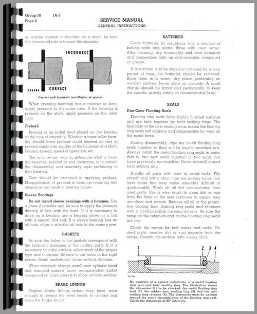 Service Manual for Caterpillar 988 Wheel Loader Sample Page From Manual