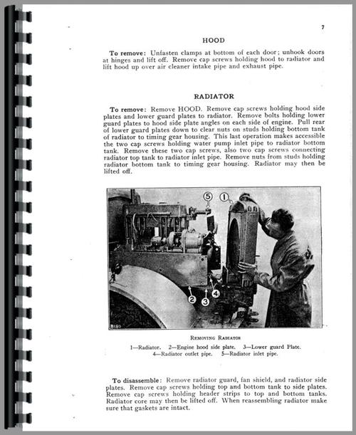 Service Manual for Caterpillar Auto Patrol Grader Sample Page From Manual
