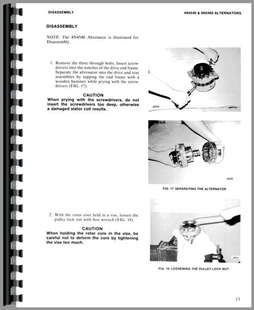 Service Manual for Caterpillar D3 Crawler Sample Page From Manual