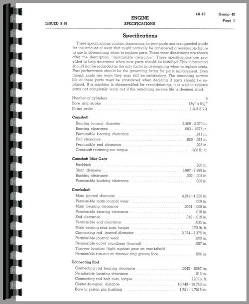 Service Manual for Caterpillar D326 Engine Sample Page From Manual