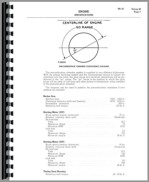 Service Manual for Caterpillar D330 Engine Sample Page From Manual