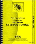 Parts Manual for Caterpillar D4 Crawler