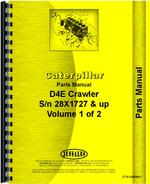Parts Manual for Caterpillar D4E Crawler