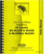 Parts Manual for Caterpillar D5 Crawler