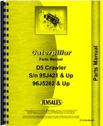Parts Manual for Caterpillar D5 Crawler
