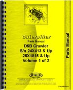 Parts Manual for Caterpillar D5B Crawler