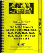 Service Manual for Caterpillar D5B Crawler
