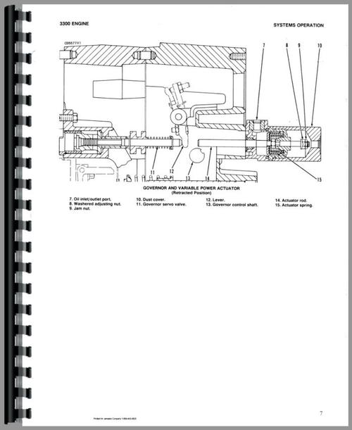 Service Manual for Caterpillar D5B Crawler Sample Page From Manual